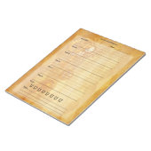 Retrofuturistische Steampunk Airship Keys Gears De Notitieblok (Schuin)