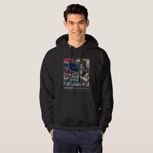 Retrogamer Hoodie (Voorkant volledig)