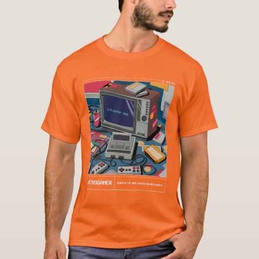 Retrogamer T-shirt (Voorkant)