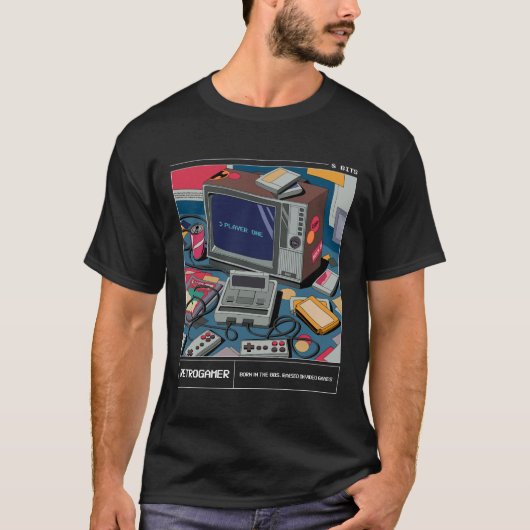 Retrogamer T-shirt (Voorkant)