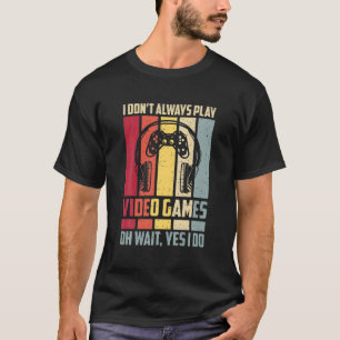  Retrogamer voor jongens Tiener T-shirt
