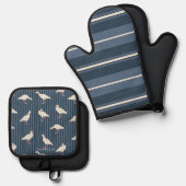 Retroganzen Ovenwant & Pannenlap Set (Voorkant / Achterkant)