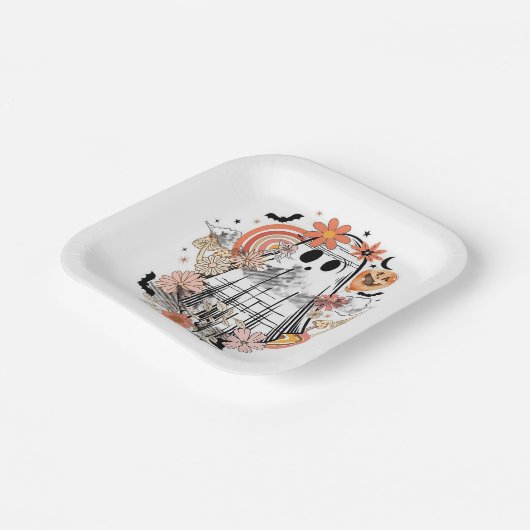 Retrogeest Papieren Bordje (Gebogen)