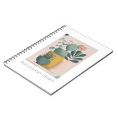 Retrogeïnspireerd plant notitieboek (Linkerzijde)