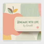 Retrogeïnspireerde Homemade-appellabels Labels (Design 1)