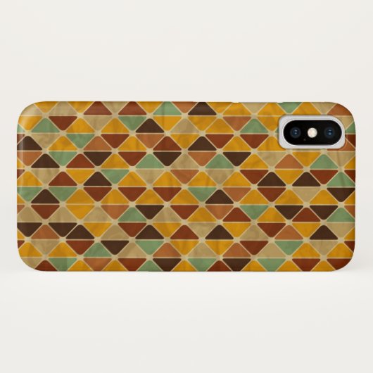 Retrogeometrisch patroon 3 2 Case-Mate iPhone case (Achterkant (horizontaal))