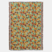 Retrogeometrisch patroon 4 2 deken (Voorkant Verticaal)