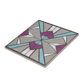 Retrogeometrisch Tegeltje (Zijkant)