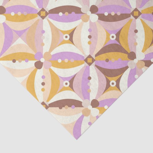 Retrogeometrisch Tissuepapier (Detail)