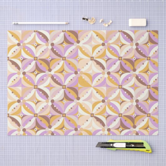 Retrogeometrisch Tissuepapier (Craft)