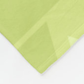 Retrogeometrische driehoeken Chartreuse Fleece Deken (Hoek)