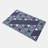 Retrogeometrische driehoeken Multicolorn Deurmat (Schuin)