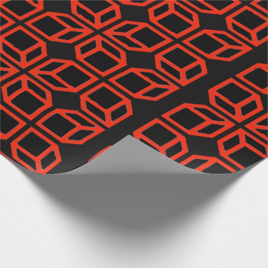 "Retrogeontwerp" Cadeaupapier (Hoek)