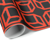"Retrogeontwerp" Cadeaupapier (Rol Hoek)