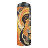 Retrogitaarafbeelding Thermische getumbler Thermosbeker (Voorkant)