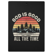 RetroGod is altijd goed Christelijk Klembord (Achterkant)