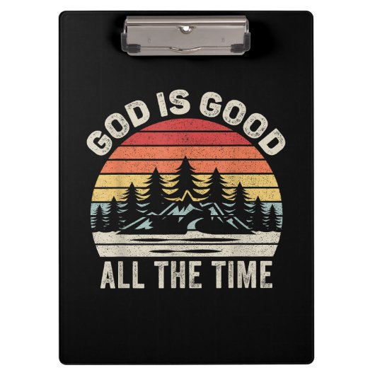 RetroGod is altijd goed Christelijk Klembord (Voorkant)