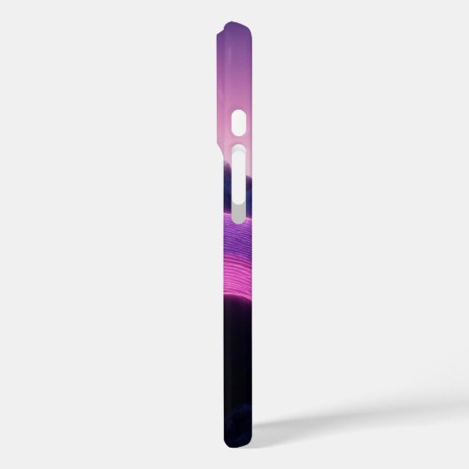 Retrogolfbergen Case-Mate iPhone Case (Achterkant / Links)