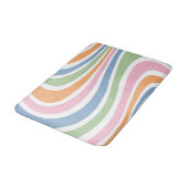 Retrogolfontwerp Badmat (Gekanteld)