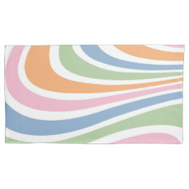 Retrogolfontwerp Kussensloop