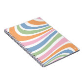 Retrogolfontwerp Notitieboek (Rechterzijde)