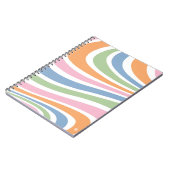 Retrogolfontwerp Notitieboek (Linkerzijde)