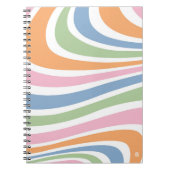 Retrogolfontwerp Notitieboek (Voorkant)