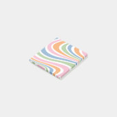 Retrogolfontwerp Post-it® Notes (Schuin)