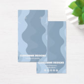 Retrogolven die Ketting juwelen-beeldschermkaart v Visitekaartje (Bureau)