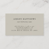 Retrogolven Visitekaartje (Achterkant)