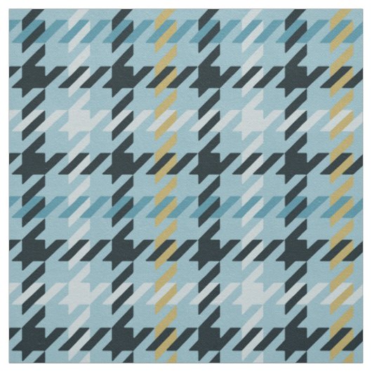 Retrogoud en blauwgroen schuurplatform stof (Swatch)