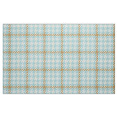 Retrogoud en blauwgroen schuurplatform stof (Fat Quarter)