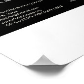 Retrogradaties van Jupiter Poster (Hoek)