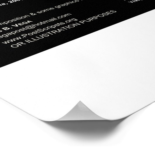 Retrogradaties van Jupiter Poster (Hoek)