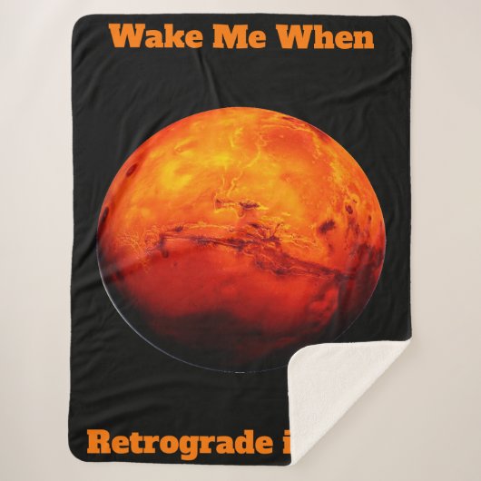 Retrograde Sherpa Blanket Deken (Voorkant)
