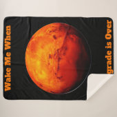 Retrograde Sherpa Blanket Deken (Voorkant (horizontaal))