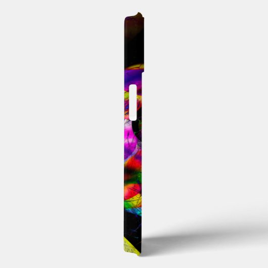 Retrogroef psychedelische fractale kunst Case-Mate iPhone case (Achterkant / Rechts)