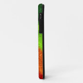 Retrogroene limoen oranje rode gele strepen Case-Mate iPhone case (Achterkant/links)
