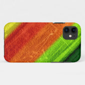 Retrogroene limoen oranje rode gele strepen Case-Mate iPhone case (Achterkant (horizontaal))