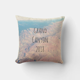 retrogroothoekfoto van de Grand Canyon Arizona vin Kussen