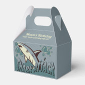Retrohaai met als geboorte beschouwd partij bedankdoosjes (Voorkant Zijde)