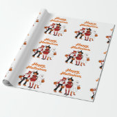 Retrohalloween Cadeaupapier (Uitgerold)