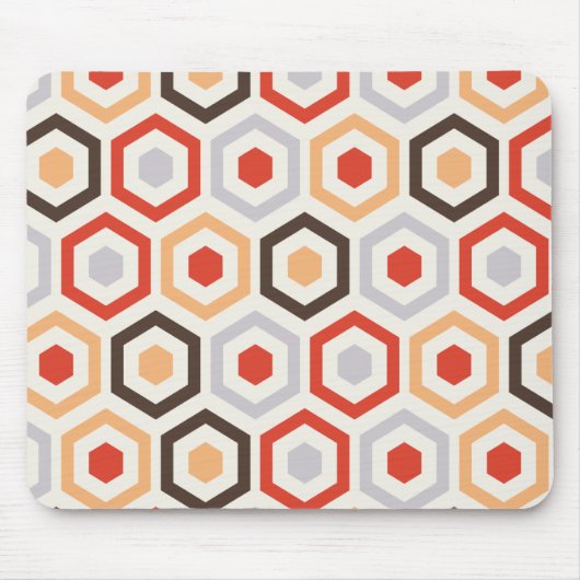 Retrohexagons Muismat (Voorkant)