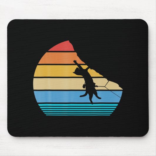 Retrokcabine betekent  Kat Gift Roc Muismat (Voorkant)