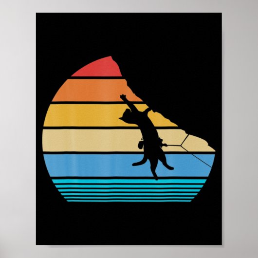 Retrokcabine betekent Kat Gift Roc Poster (Voorkant)