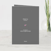 Retrokerst Bedankkaart (Achterkant)