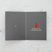 Retrokerst Bedankkaart (Binnen)