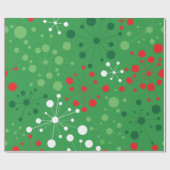 Retrokerst Cadeaupapier (Vlak)