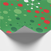 Retrokerst Cadeaupapier (Hoek)