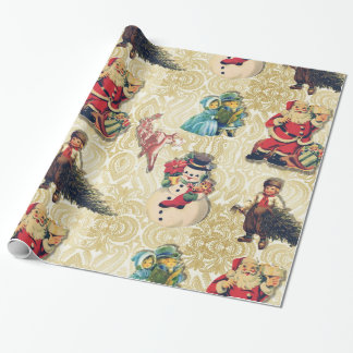 Retrokerst Cadeaupapier